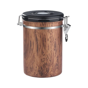 Luftdichter Kaffee-Aufbewahrungsbehälter 1,8 L aus Edelstahl 304 – Vorratsdose mit Messlöffel