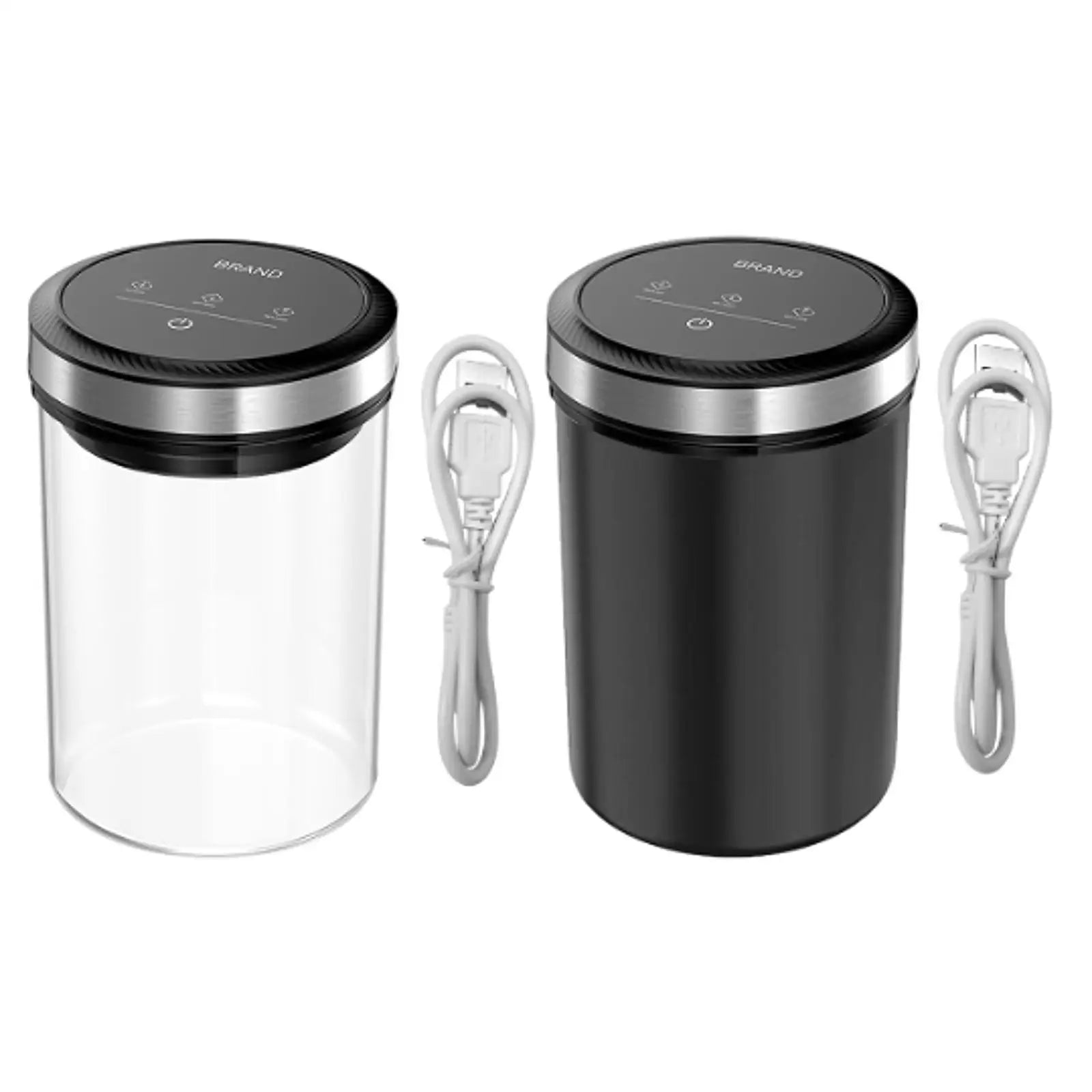 Automatisches Vakuum-Vorratsglas aus Borosilikatglas – Luftdichter Aufbewahrungsbehälter für Kaffee, Tee und Trockenlebensmittel