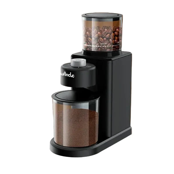 Elektrische Kaffeemühle mit Kegelmahlwerk 200 W – 25 Mahlgrade für Espresso und Filterkaffee