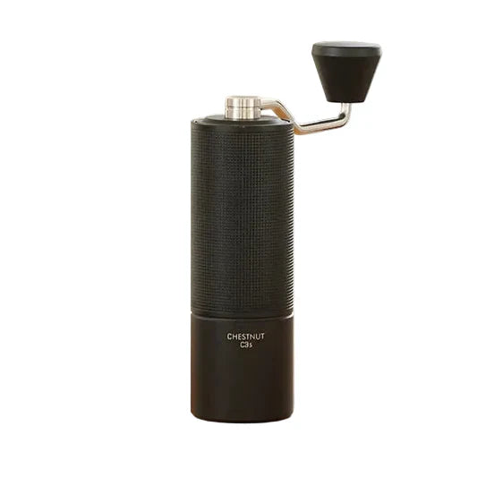 Manuelle Kaffeemühle C3ESP mit Stahl-Kegelmahlwerk – Metallgehäuse, 25 g Kapazität, einstellbarer Mahlgrad