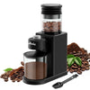 Elektrische Kaffeemühle mit Kegelmahlwerk 200 W – 25 Mahlgrade für Espresso und Filterkaffee