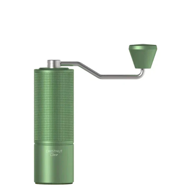 Manuelle Kaffeemühle C3ESP mit Stahl-Kegelmahlwerk – Metallgehäuse, 25 g Kapazität, einstellbarer Mahlgrad